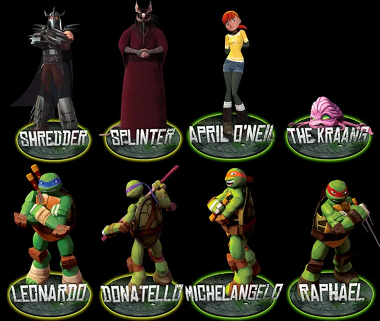 ninja turtles characters names 2022