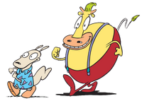 Rocko and Heffer walking