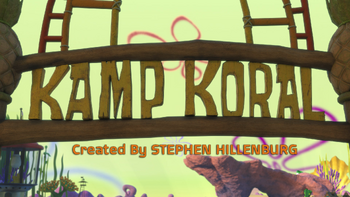 Kamp Koral title card