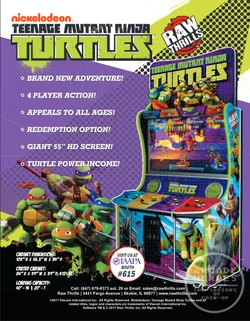 Tmnt arcade game print ad