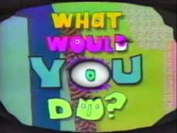 What Would You Do intertitle