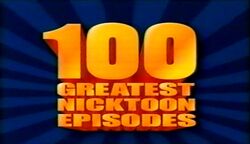 100 Greatest Nicktoons Title