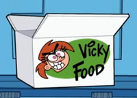 A box of Vicky Food