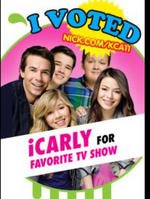 I Voted iCarly for Favorite TV Show