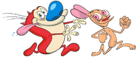 Ren and stimpy running