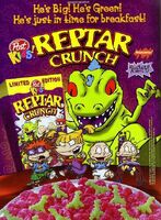 Reptar crunch print ad