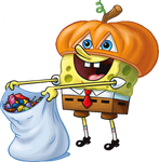 SpongeBob Halloween vector