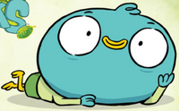 Harvey Beaks Sitting