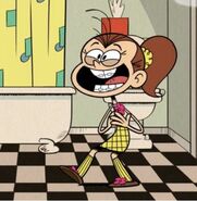 Luan laughing