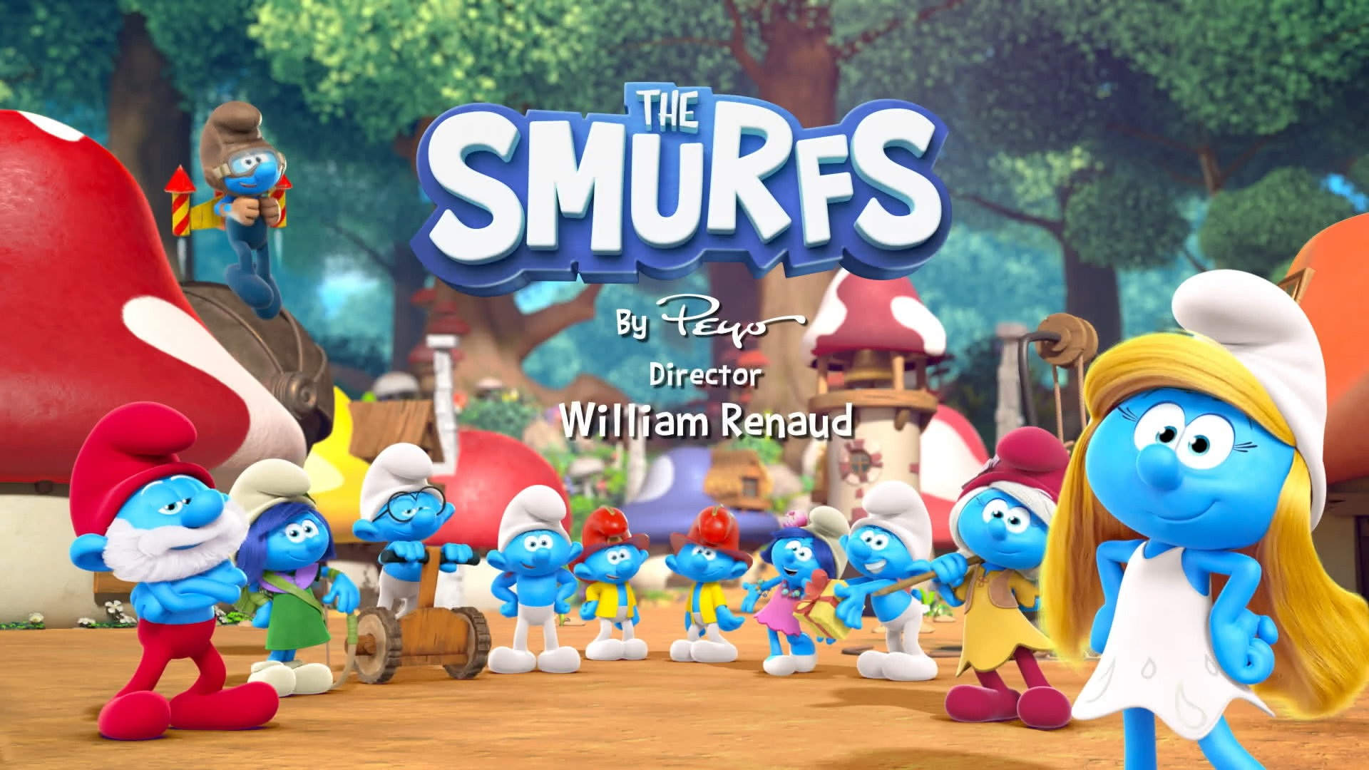 Every Time the Smurfs Say SMURF 🔵  Nickelodeon Cartoon Universe 