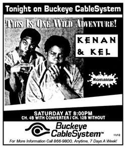 1996 Buckeye CableSystem Kenan & Kel ad.jpg