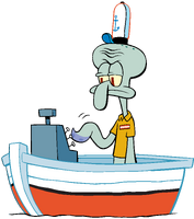 Squidward At The Register