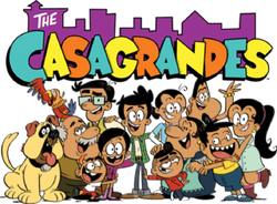 Casagrandes logo with characters.png
