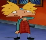 Arnold's supposed kilt is actually his shirt.