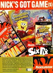 Nickelodeon Party Blast print ad Nick Mag Oct 2002