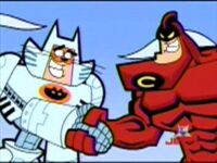 Crimson Chin with Catman