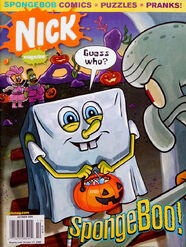 Nick Magazine cover Oct 2009 SpongeBoo