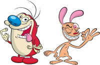 Ren and Stimpy together