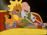 Doug and Patti riding the Ferris wheel.