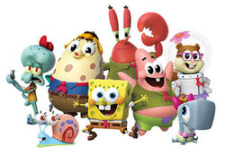 The characters' CGI designs.