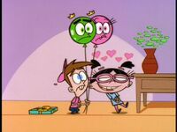 Tootie (in her original design) with Timmy in "The Fairy Flu!"