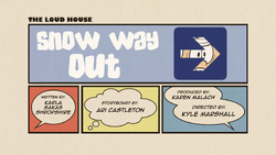 Snow Way Out Titlecard