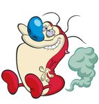 Stimpy farting