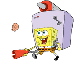 SpongeBob with Reef Blower