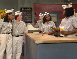 Good Burger employees in the sketch