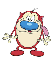 Stimpy facing front