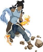 Korra bending