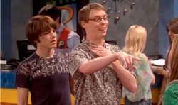 Eric (right) with Drake (left).