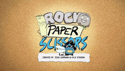 Rock Paper Scissors cartoon
