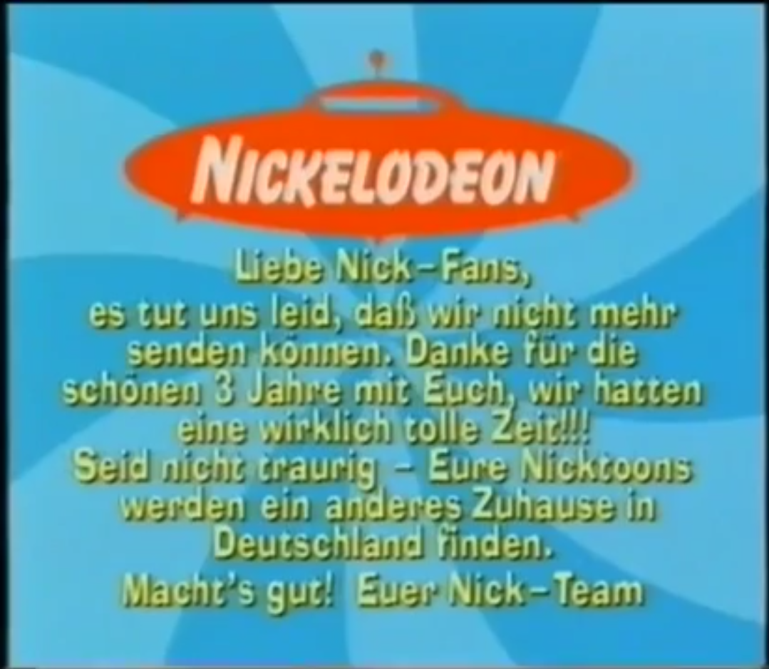 Nickelodeon Master Vorschau für den 30.11.2020 (Nick Deutschland) 
