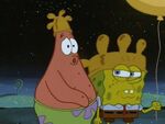 SpongeBob and Patrick in Rock Bottom