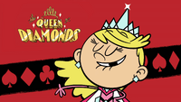 Lola as the Queen of Diamonds.