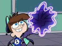 Timmy in the dark power suit