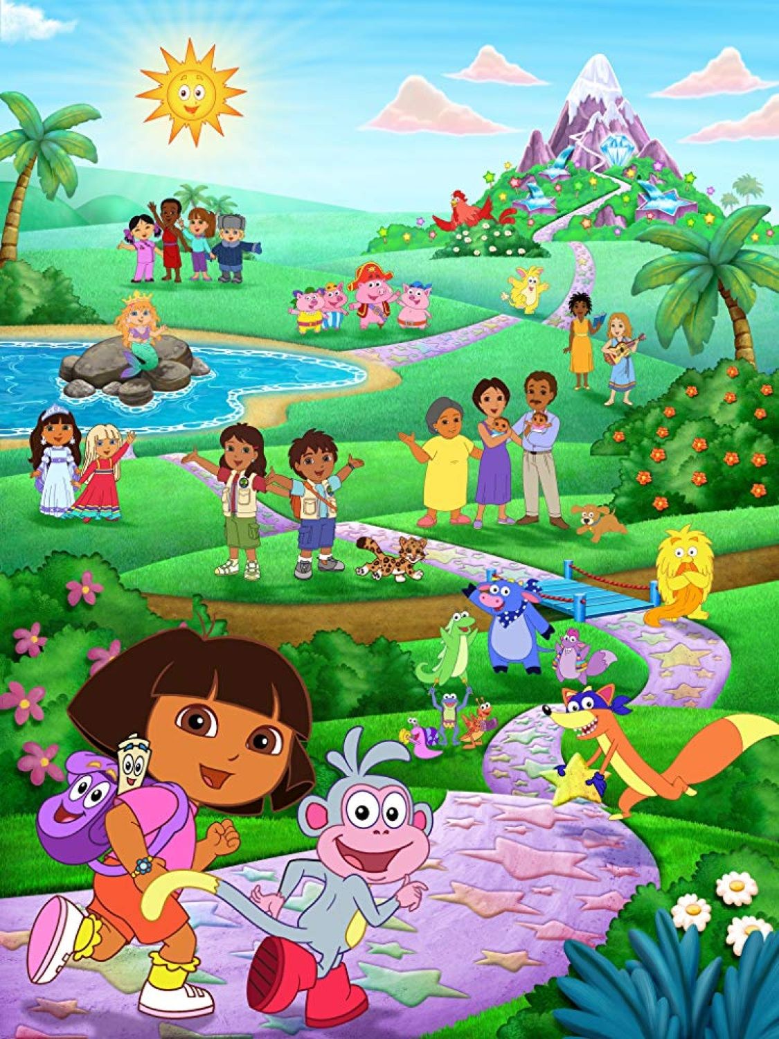 Cartoon Character Clipart Cartoon Characters Clipart - Dora Picture For  Drawing - Free Transparent PNG Clipart Images Download