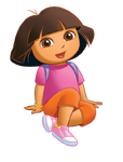 Dora sitting