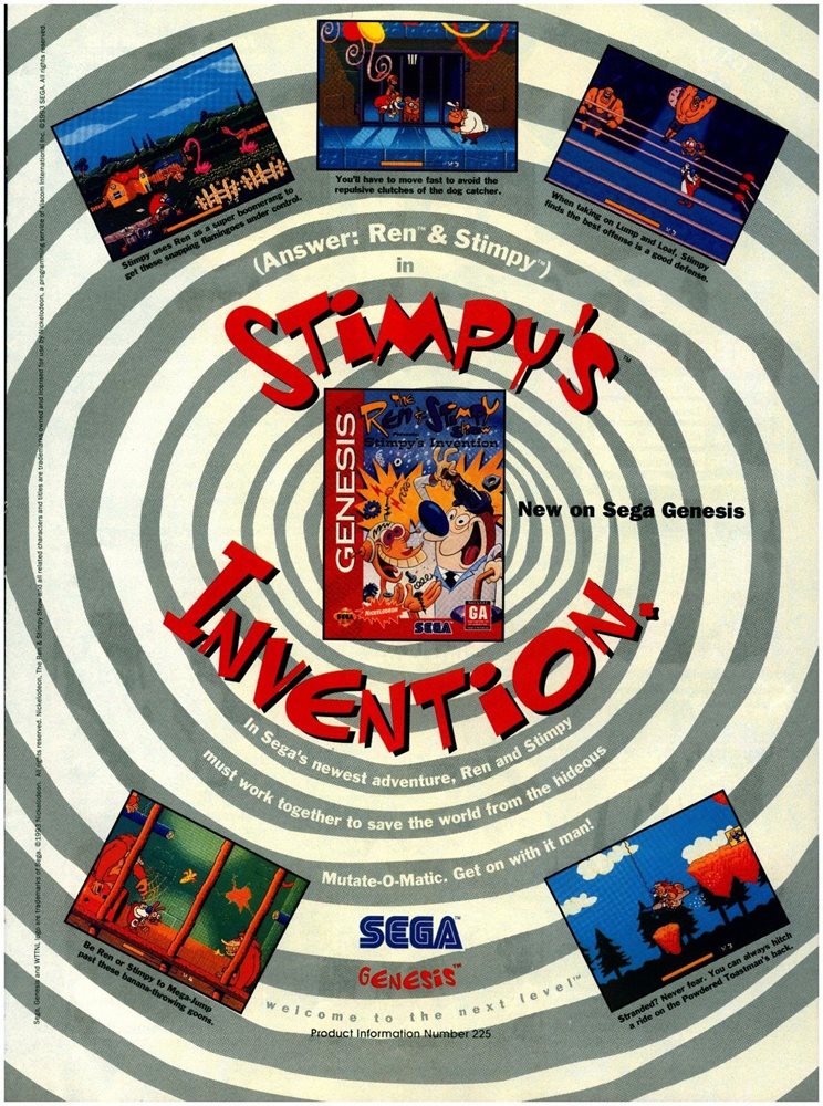 Ren and hotsell stimpy sega game
