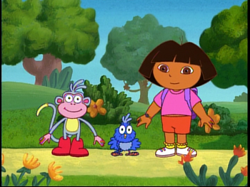 dora the explorer boots banana wish