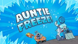 Auntie Freeze! Title Card