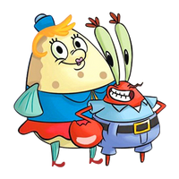 SpongeBob SquarePants - Mr. Krabs and Mrs. Puff DVD Art