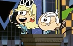 Lincoln and Leni on Double Dare (TLH)