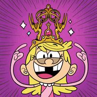 Lola wearing a new tiara to celebrate The Loud House winning two Daytime Emmy Awards.