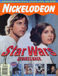 Nickelodeon magazine cover march 1997 star wars