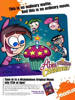 Fairly Odd Parents Abra-Catastrophe print ad NickMag June July 2003