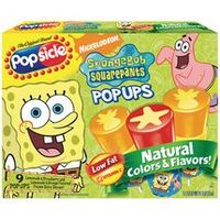 Popsicle Pop-ups - Spongebob Squarepants 9-2.75 OZ POPS Pack of 4