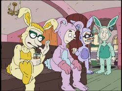 Rugrats' dads as Easter Bunnies