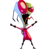 Zim's render from Nickelodeon: All Star Brawl.
